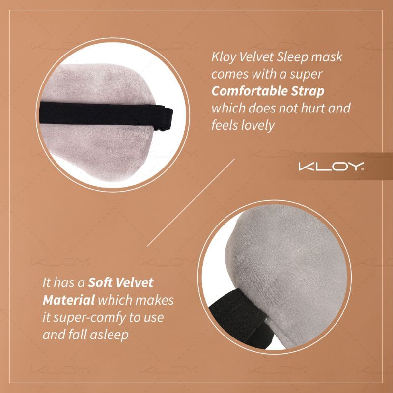 Breathable Sleep Eye Mask - Grey