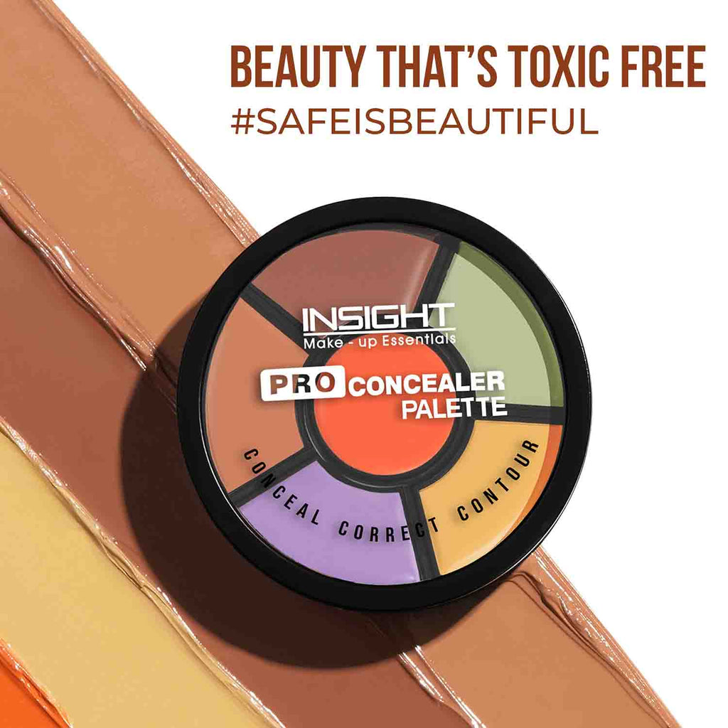 Pro Concealer Palette, 3 In 1 Conceal,Contour & Correct, Long Lasting & Waterproof - Concealer