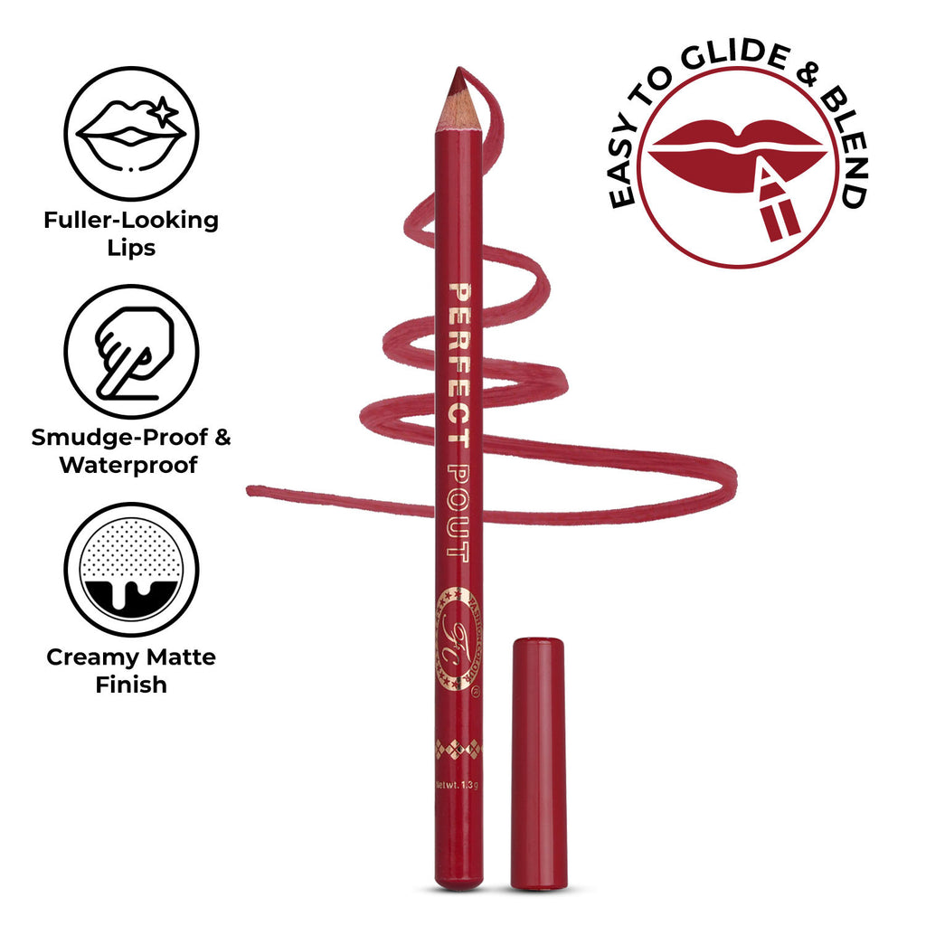 Perfect Pout Matte Lipliner - Hot Red