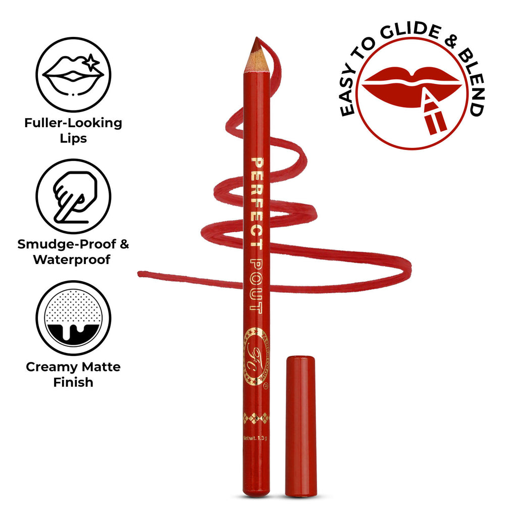 Perfect Pout Matte Lipliner - Orange Red