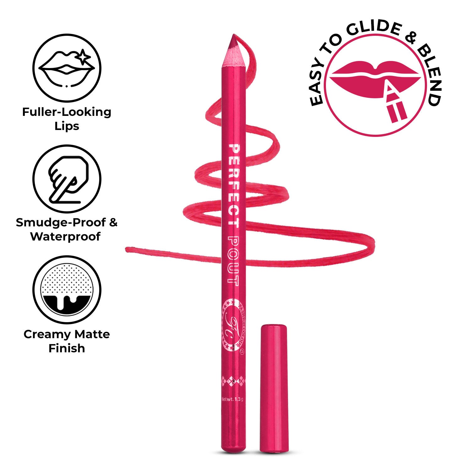 Perfect Pout Matte Lipliner - Pink Crush