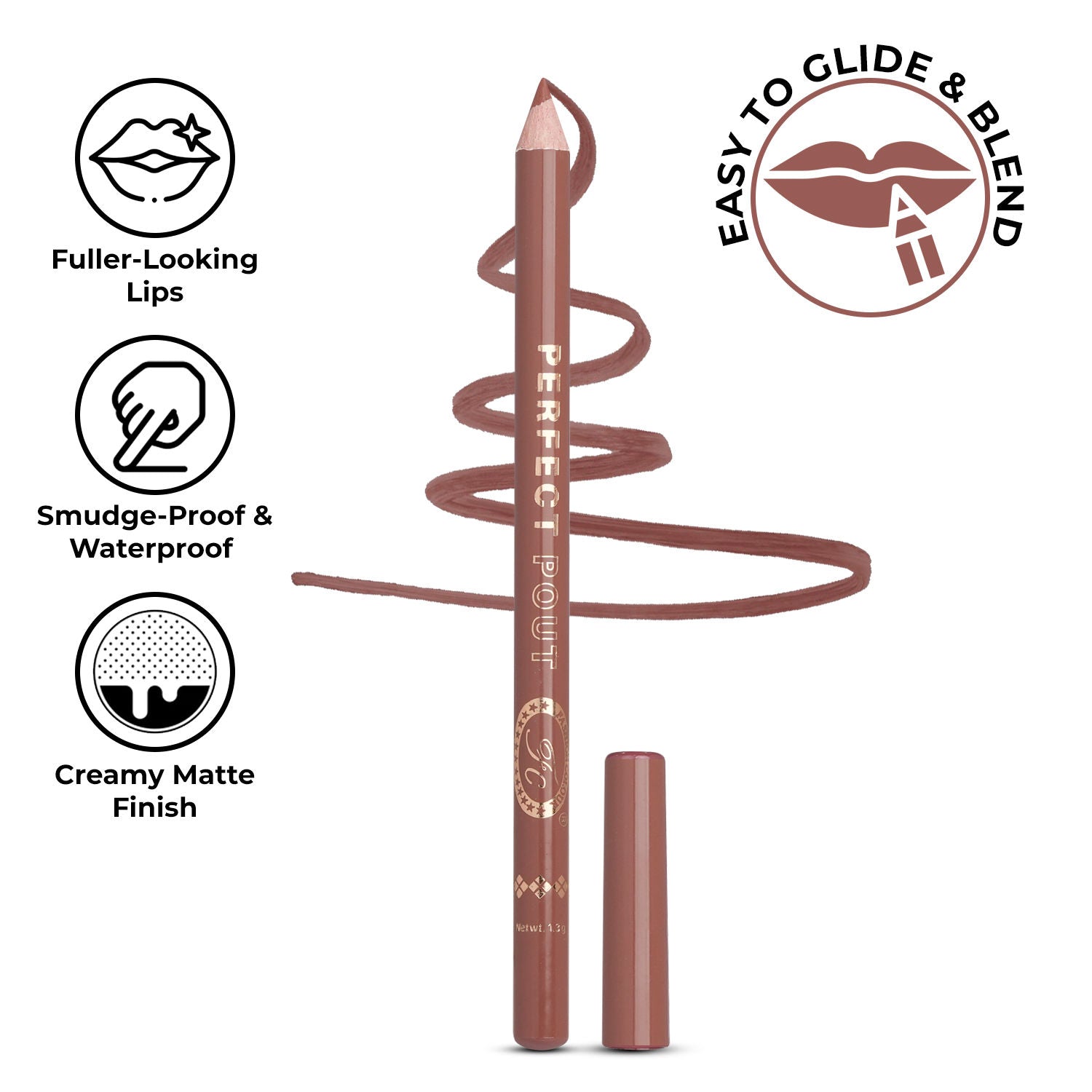 Perfect Pout Matte Lipliner - Iconic Nude