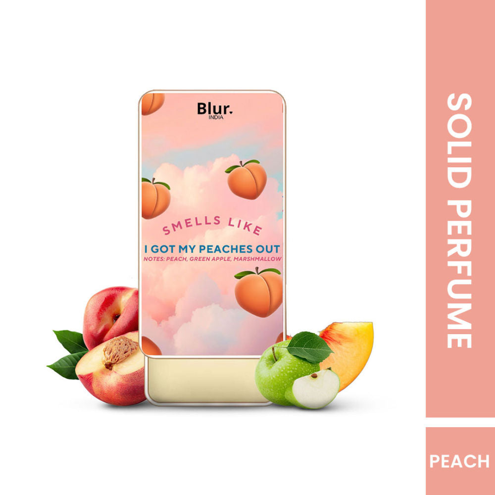 BLUR India Smells Like I Got My Peaches Out Solid Perfume