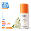 5% AHA Underarm Roll On Deodrant Lactic Acid for Men & Women - White Jasmine