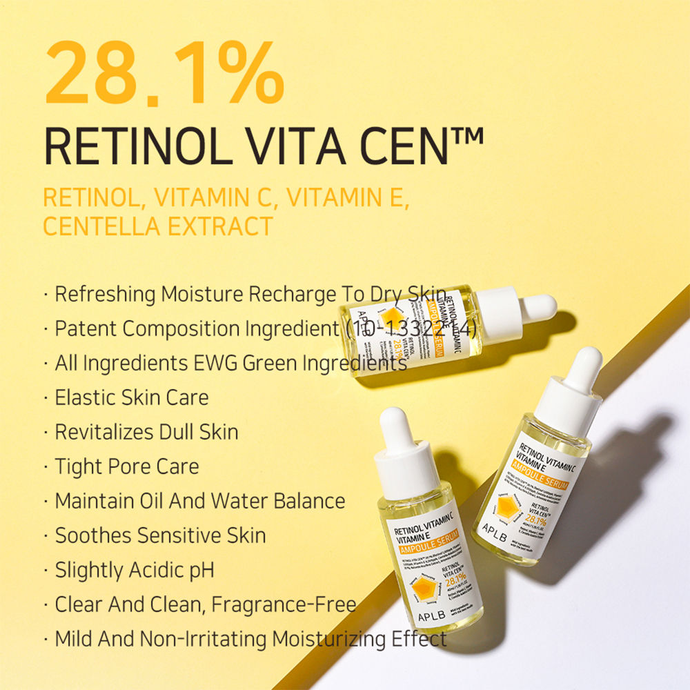 Retinol Vitamin C Vitamin E Ampoule Serum