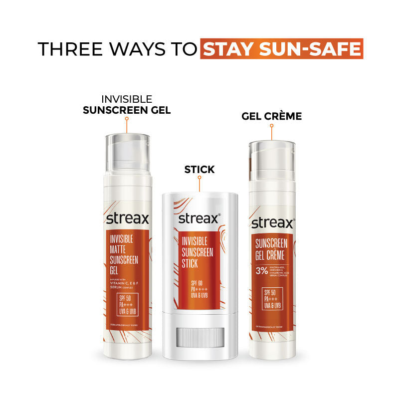 Invisible Matte Gel Sunscreen SPF 50 Pa+++, For Glowing Skin, No White Cast & Non-Greasy