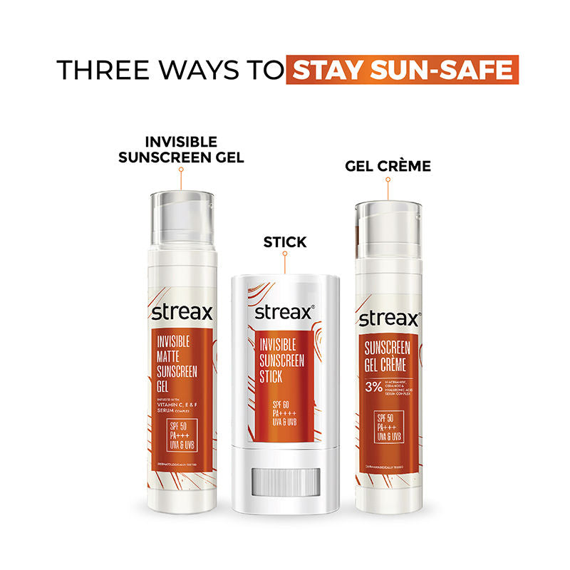 Sunscreen Stick SPF 60 Pa++++, Travel-Friendly, Easy Reapplication & No White Cast Color