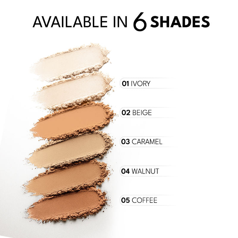 Cover To Conquer Velvet Matte Compact Powder Lightweight Formula Matte Finish