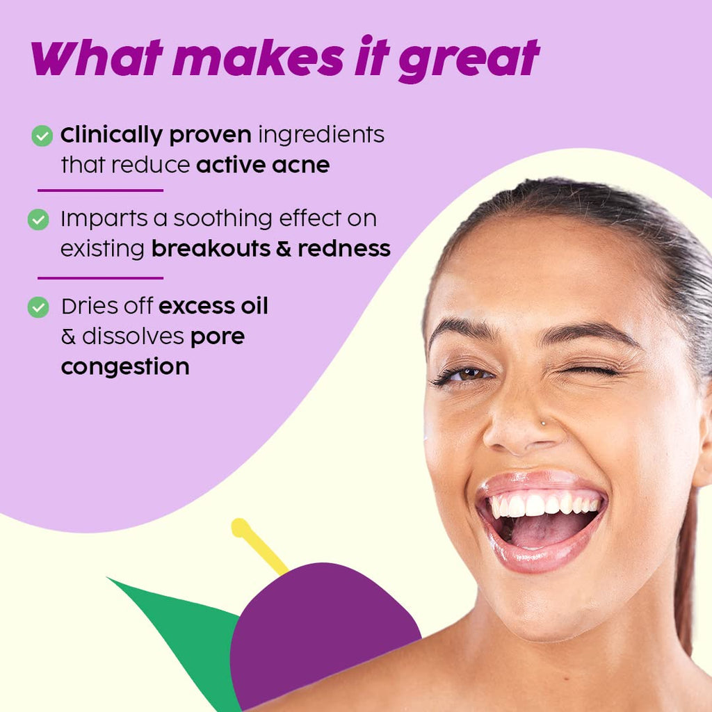 The Plant Fix Jamun Active Acne Mini Facewash Gel Oily & Acne Prone Skin