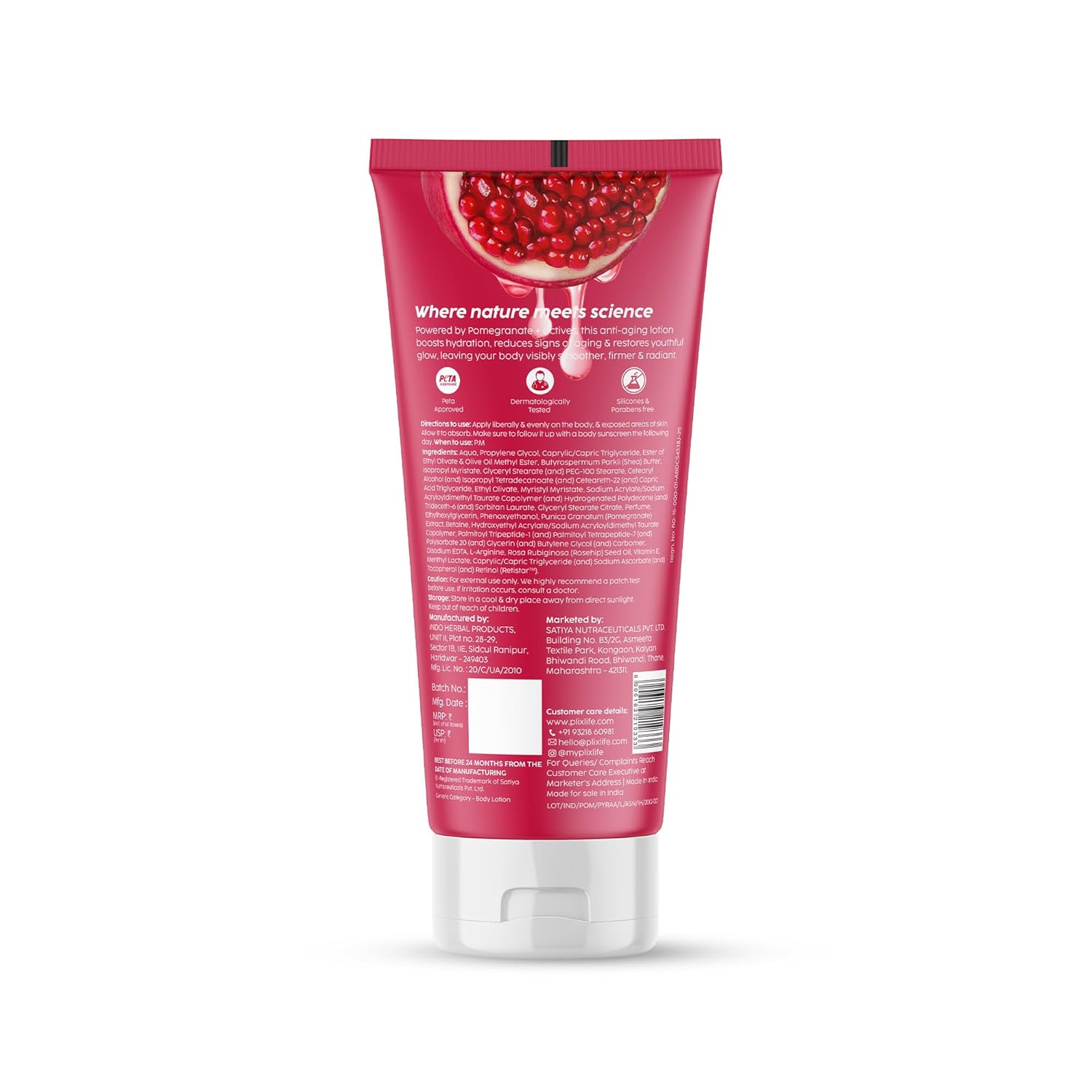 The Plant Fix Pomegranate Youth Renewal Anti-Aging Body Lotion