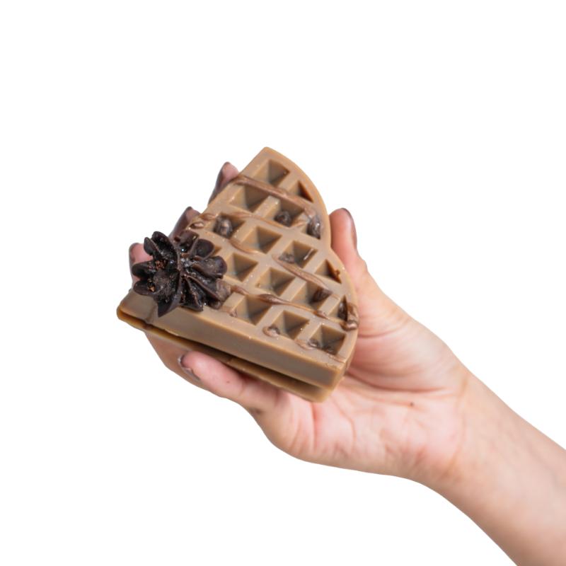 Caramel Chocolate Waffle Soap