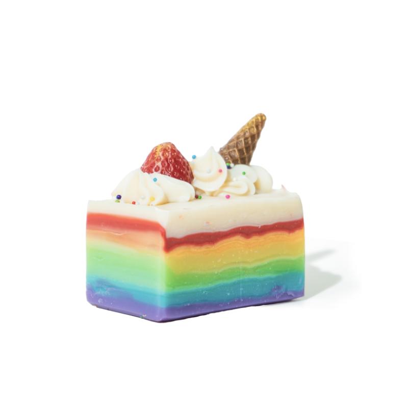 Rainbow Ice-Cream Loaf Soap