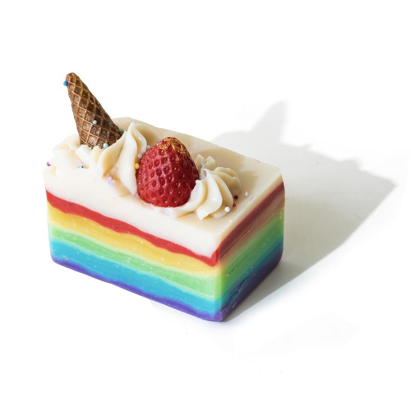 Rainbow Ice-Cream Loaf Soap
