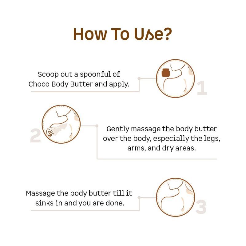 Choco Body Butter - 72Hrs Non-Sticky Moisturization