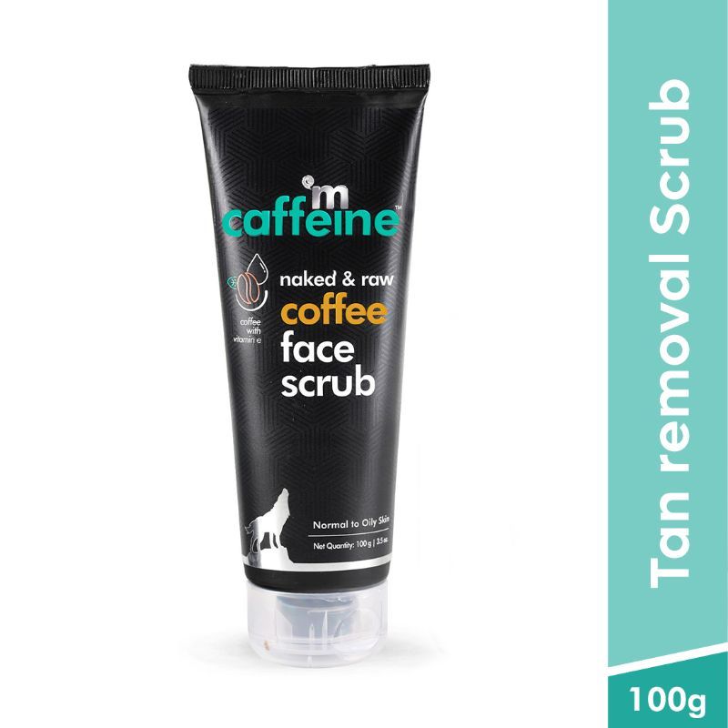 D-Tan Exfoliating Coffee Face Scrub With Walnut & Vitamin E for Fresh & Glowing Skin