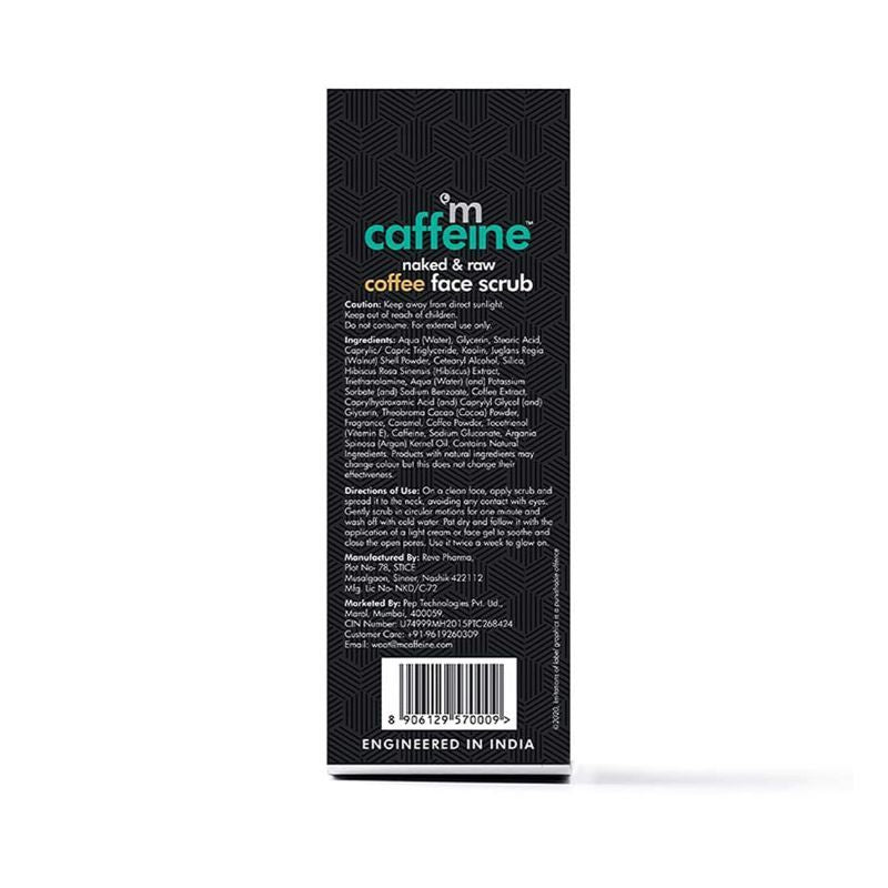 D-Tan Exfoliating Coffee Face Scrub With Walnut & Vitamin E for Fresh & Glowing Skin