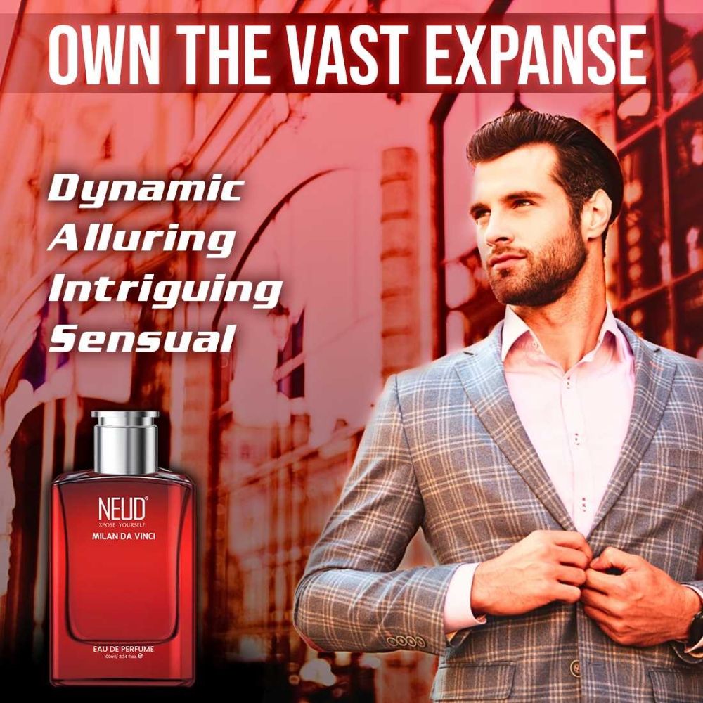 Milan Da Vinci Luxury Perfume For Cosmopolitan Men Long Lasting EDP