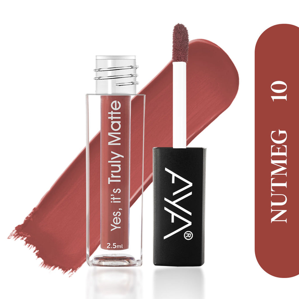 Yes It's Truly Matte Liquid Lipstick - 10 Nut Meg