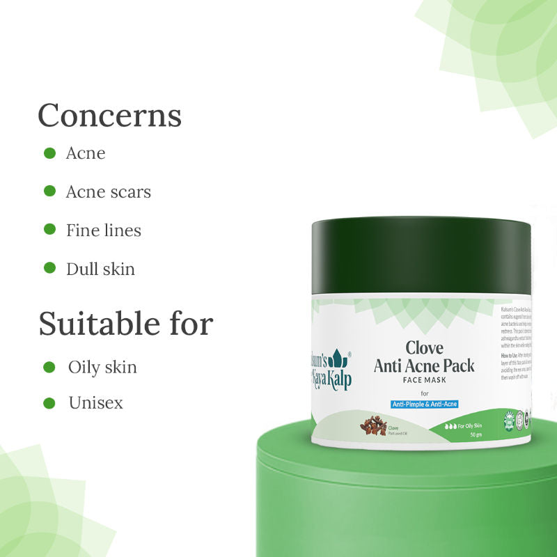 Clove Anti Acne Pack, Face Mask