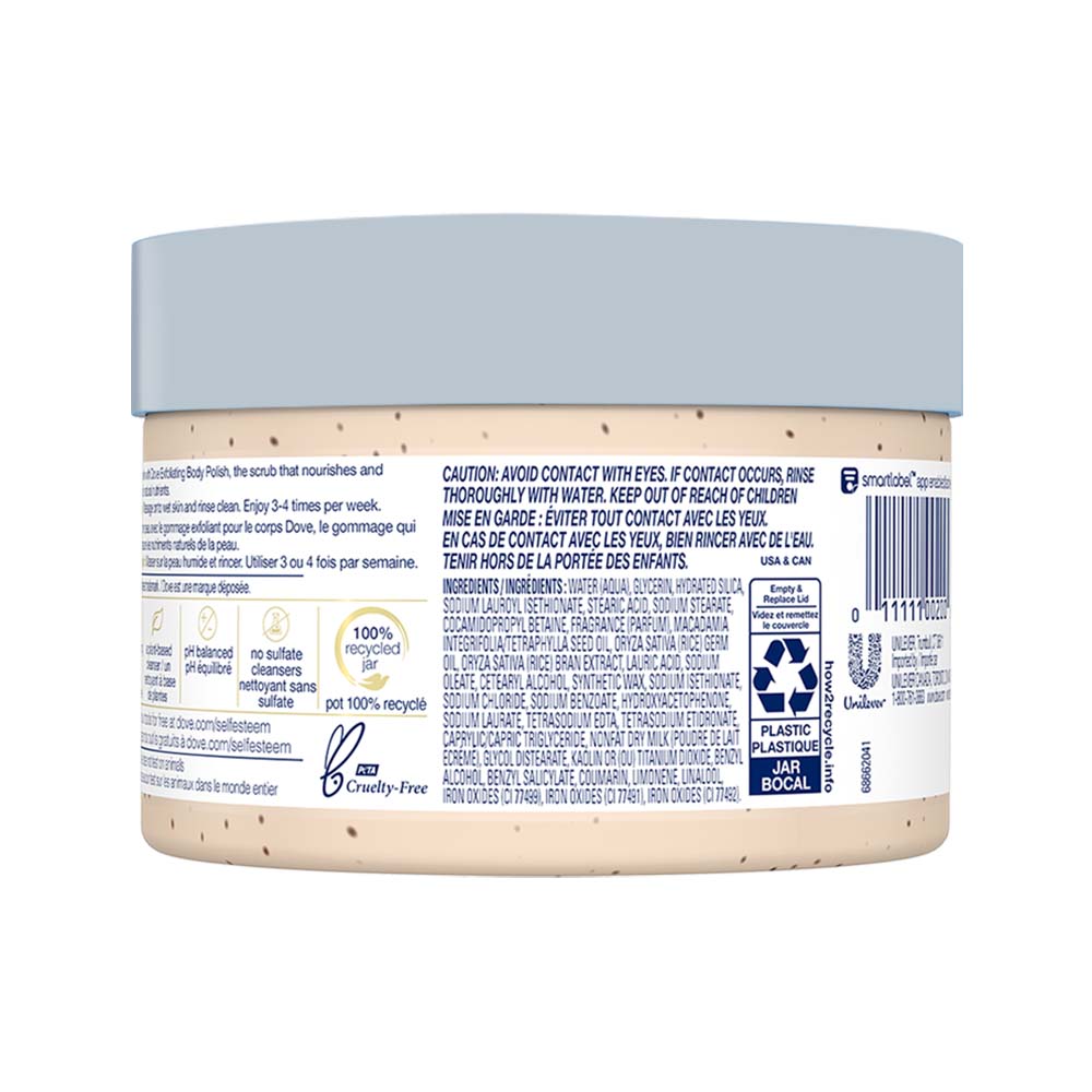 Exfoliating Body Polish - Crushed Macadamia And Rice Milk