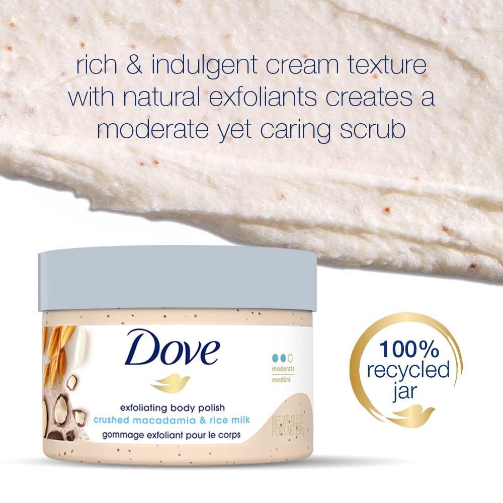 Exfoliating Body Polish - Crushed Macadamia And Rice Milk