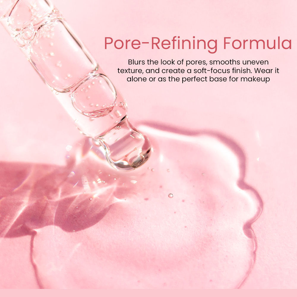 Face Focus Ultra Primer Reduce Pores, Watermelon Extract, Oil Control- Pink
