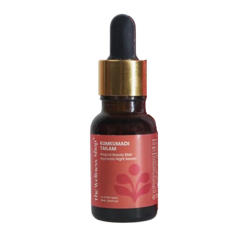 Kumkumadi Tailam, Ayurvedic Saffron Night Serum for Glowing & Youthful Skin