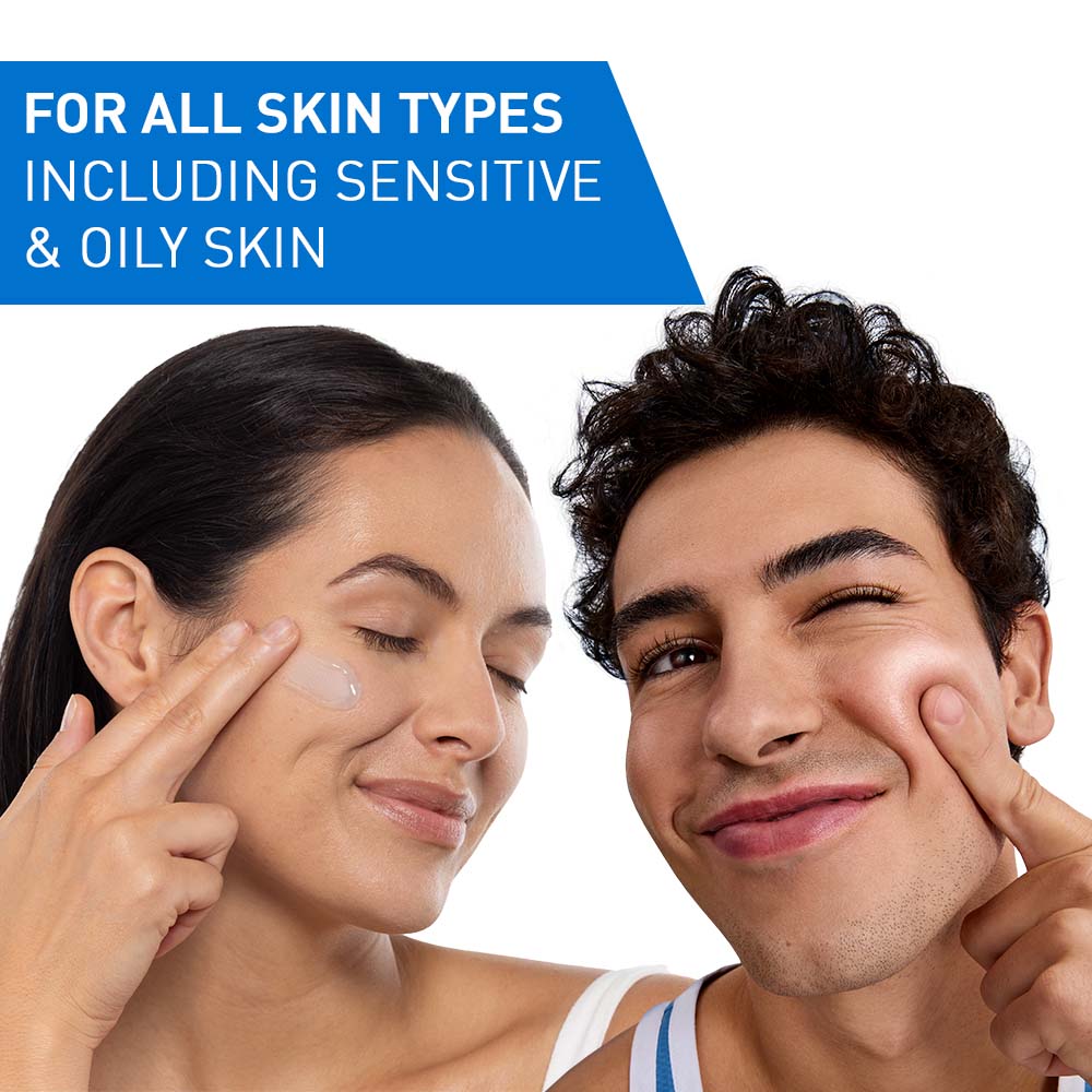 HA water gel oil-free face moisturizer with Hylauronic Acid & Ceramides for plumpy hydration