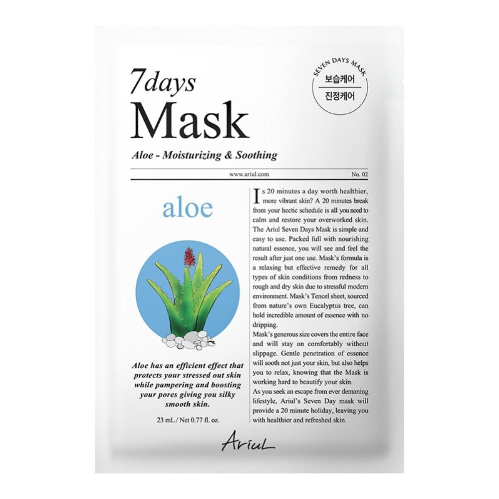 7days Mask - Aloe + H
