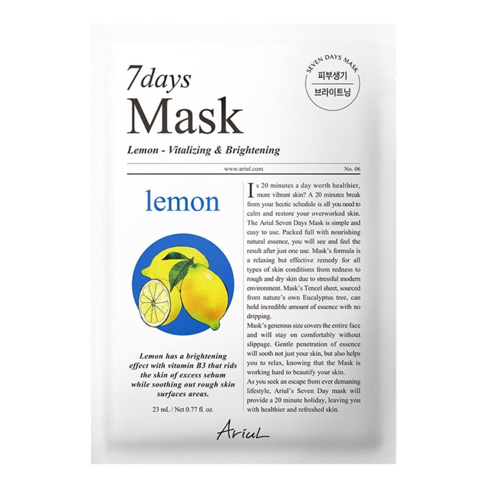 7days Mask - Lemon + C