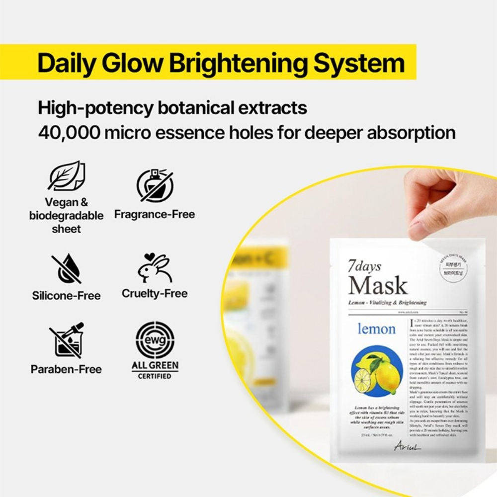 7days Mask - Lemon + C