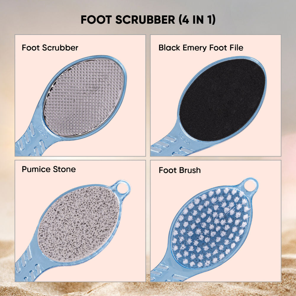 4 In 1 Foot Pedicure Tool (PD-02) - Color May Vary