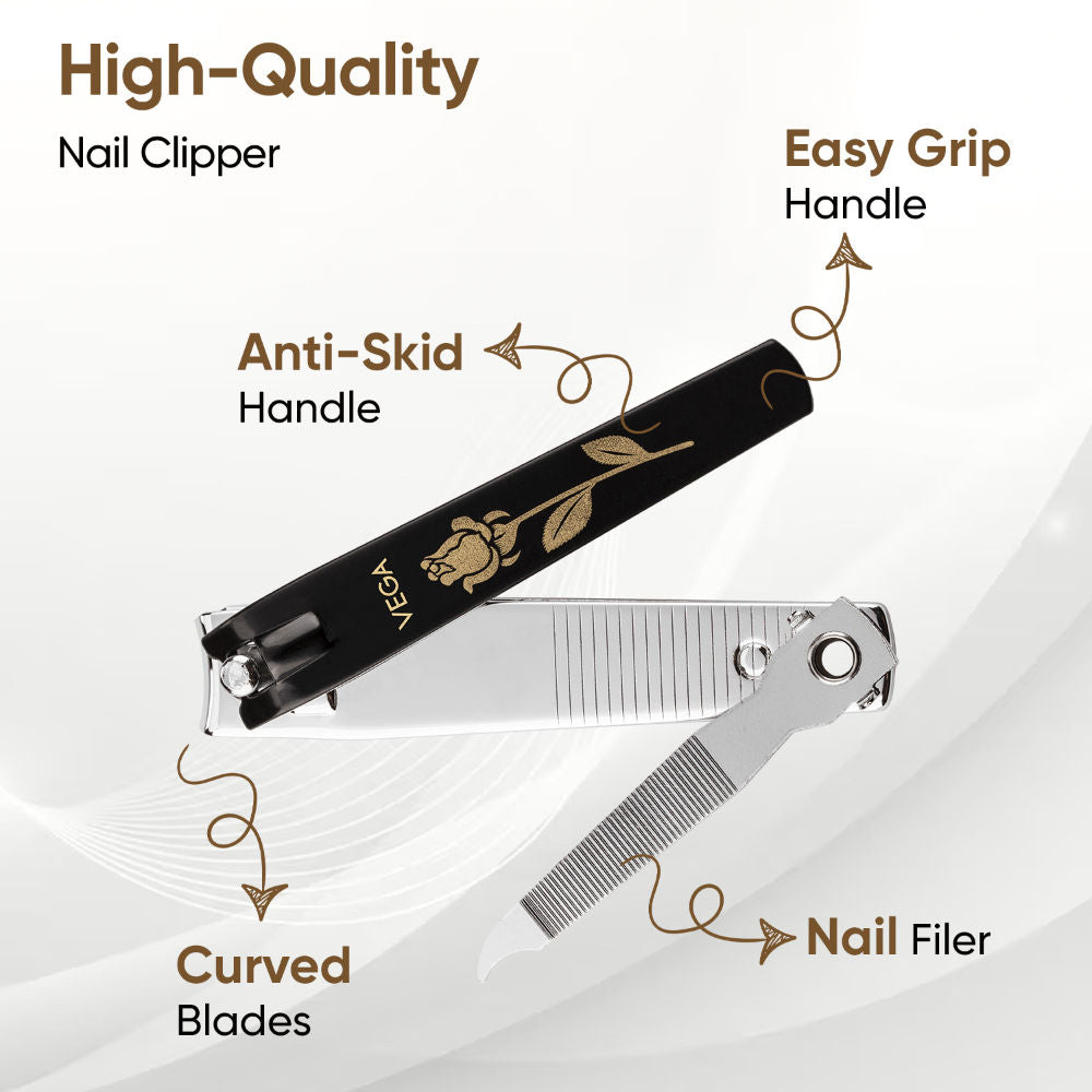 Large Nail Clipper (Black) (LNC-03)