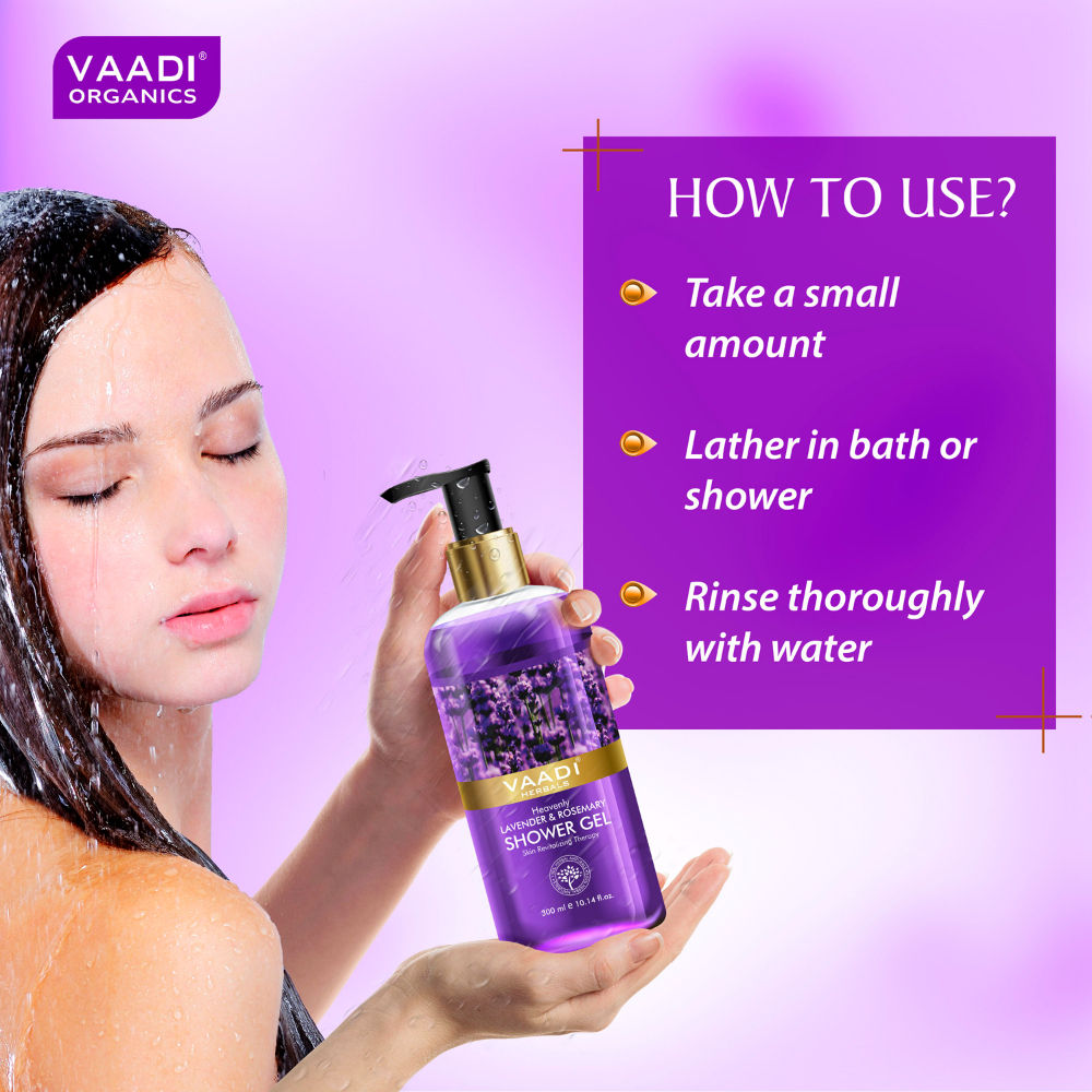 Heavenly Lavender & Rosemarry Shower Gel