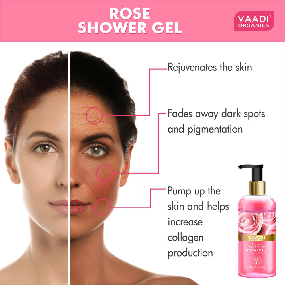 Enchanting Rose & Mogra Shower Gel