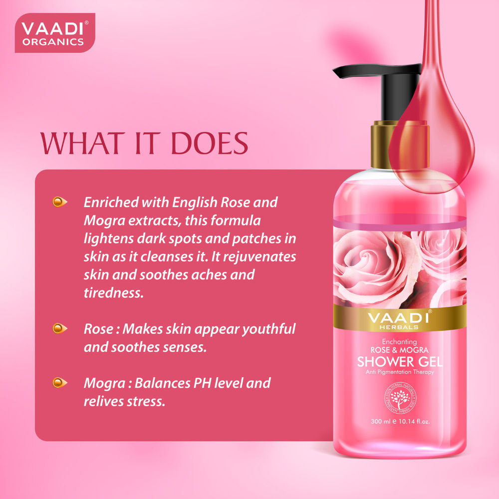 Enchanting Rose & Mogra Shower Gel