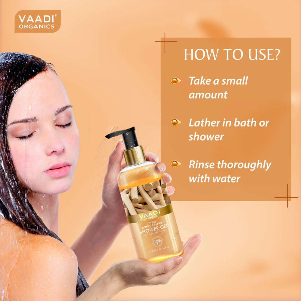 Divine Honey & Sandal Shower Gel