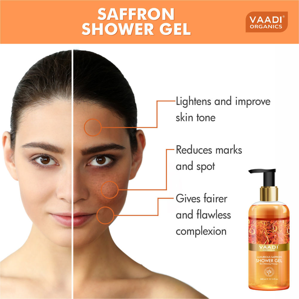 Luxurious Saffron Shower Gel