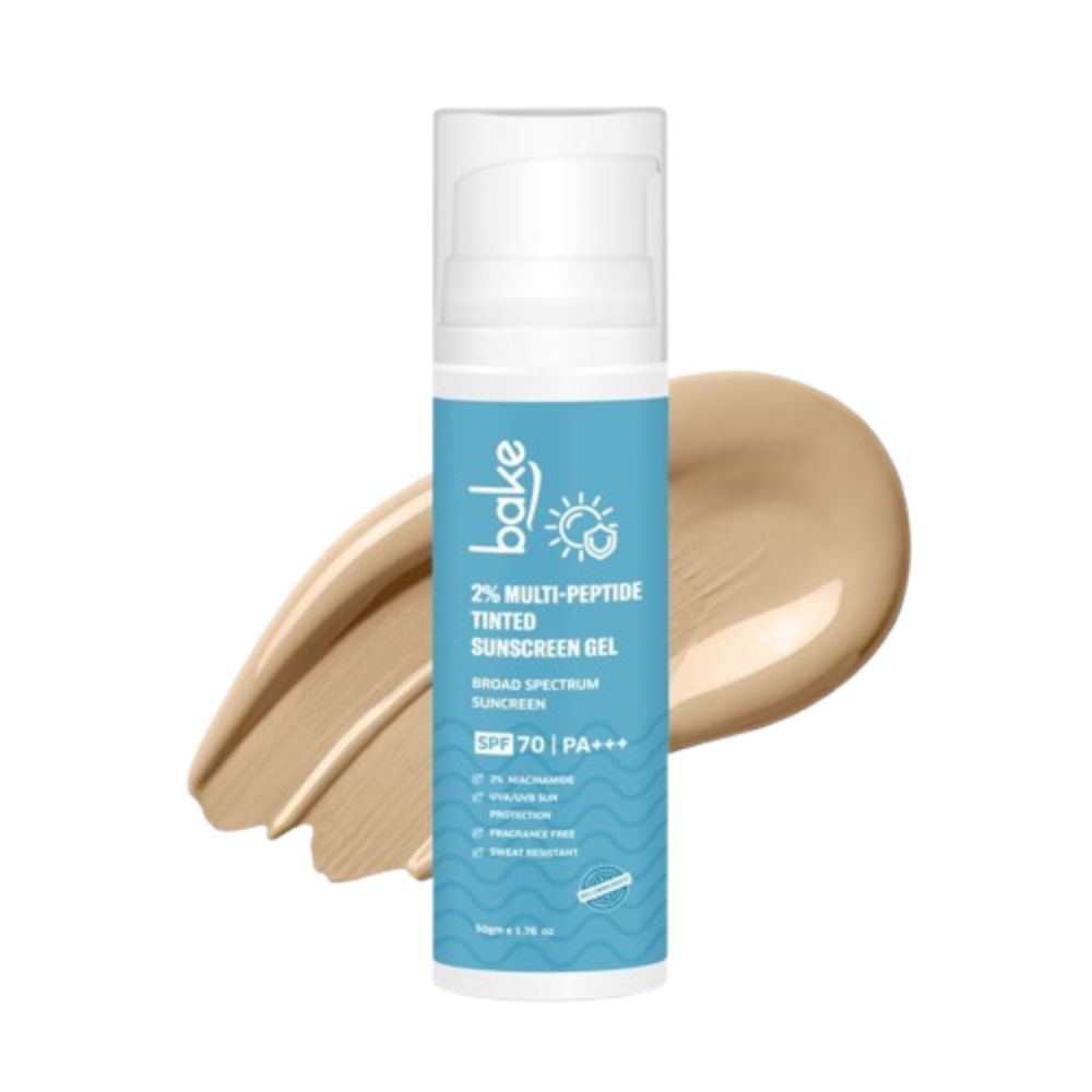 2% Multi Peptide Tinted Sunscreen SPF 70 PA+++ For Broad Spectrum Sunscreen