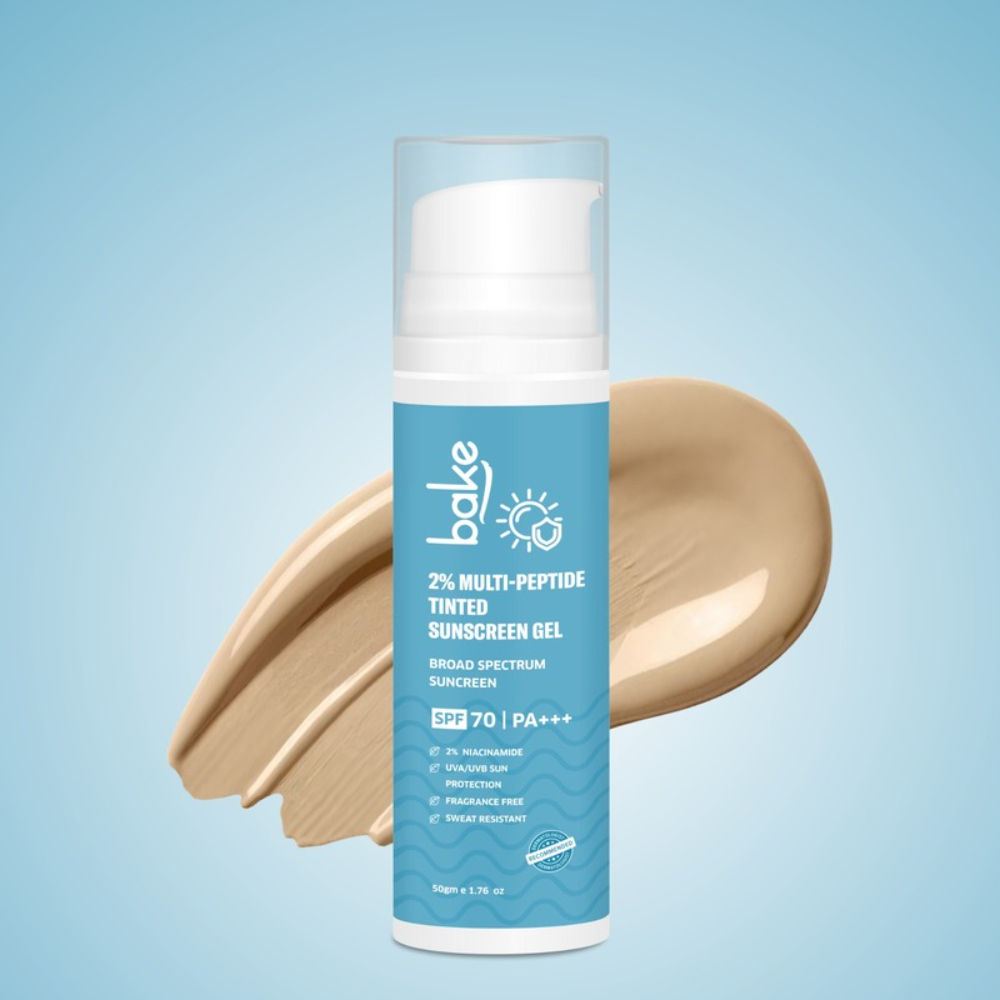 2% Multi Peptide Tinted Sunscreen SPF 70 PA+++ For Broad Spectrum Sunscreen
