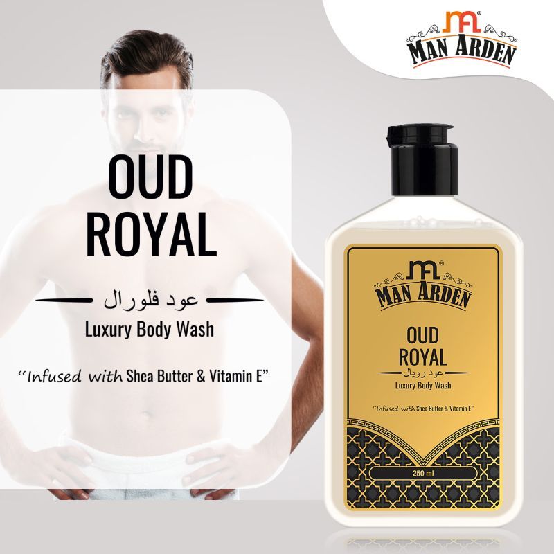 Oud Royal Luxury Body Wash Infused With Shea Butter & Vitamin E