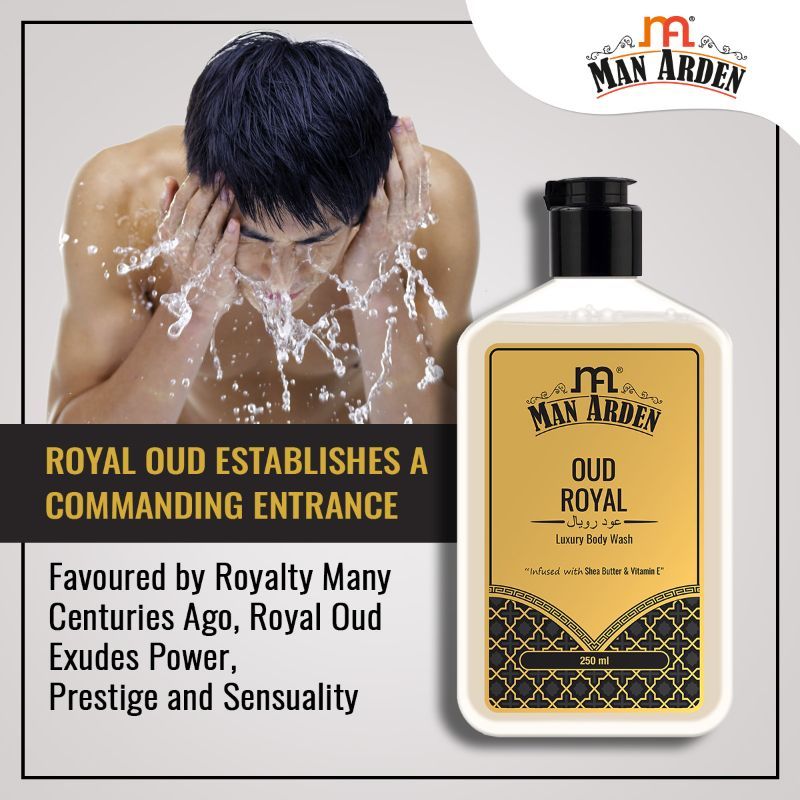 Oud Royal Luxury Body Wash Infused With Shea Butter & Vitamin E