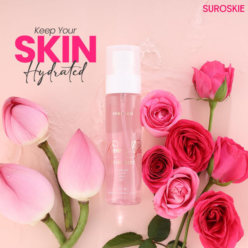Roses Glass Skin Mist Toner & Makeup Setting Spray