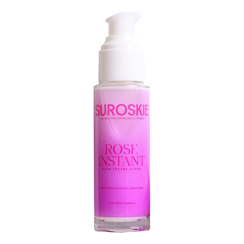 Rose Enzyme Face Scrub Clears Pores & Brightens Skin