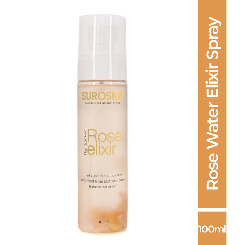 Rose Water Elixir Face Mist for Glowing & Hydrated Skin
