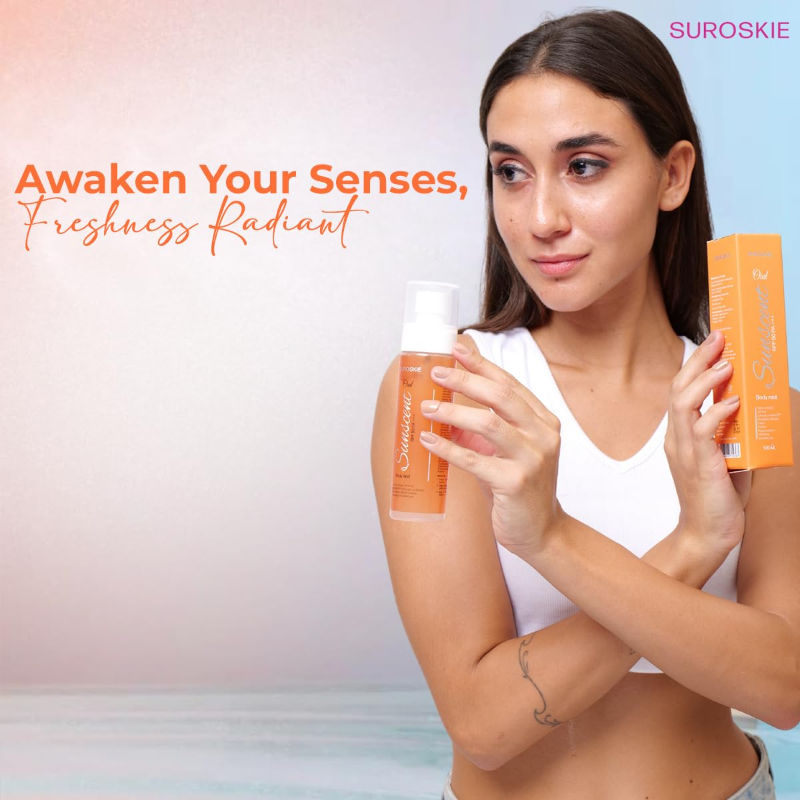SUNSCENT SPF 50 Body Mist Hydrates & Protects Skin