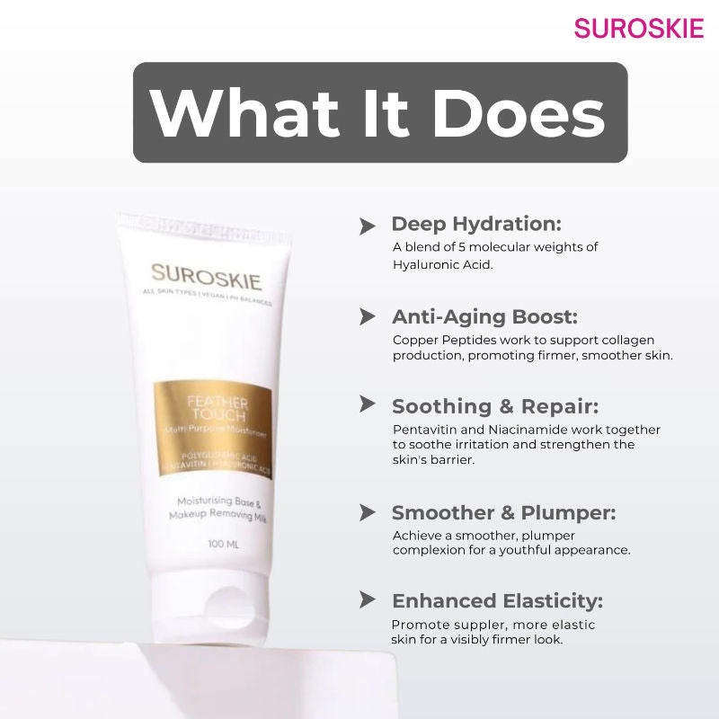Feather Touch Moisturizer For Soft & Glowing Skin