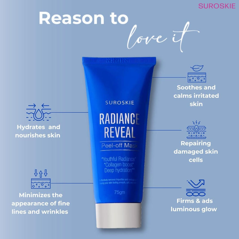 Radiance Reveal Peel Off Mask For Glow & Hydration