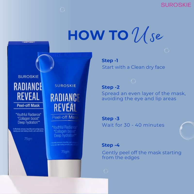 Radiance Reveal Peel Off Mask For Glow & Hydration