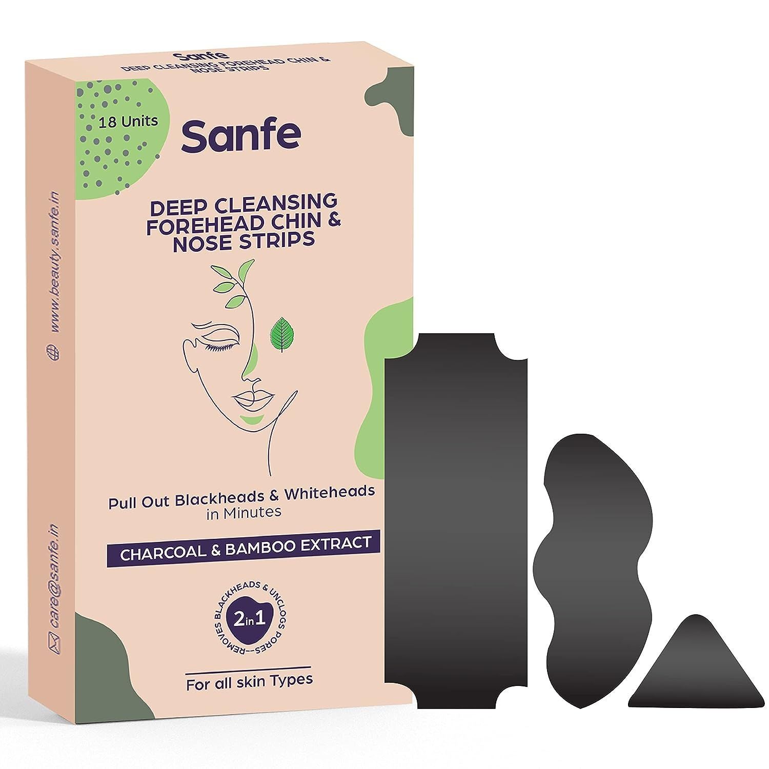 Beauty Deep Cleansing Forehead Chin And Nose Strips